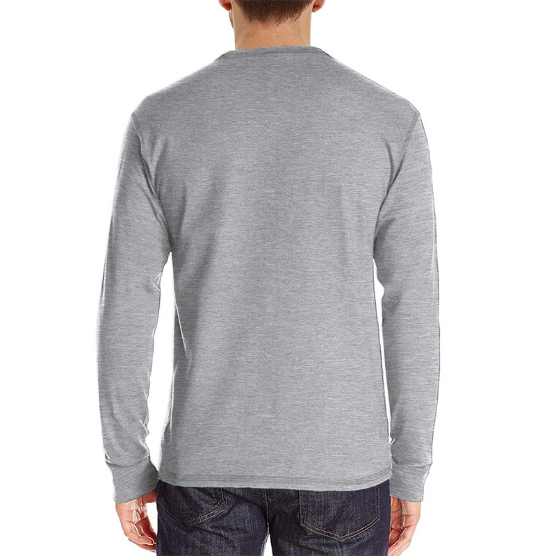 Herren Langarm Henley-Style T- – Undershirt Crew Neck Bewertung und Preis