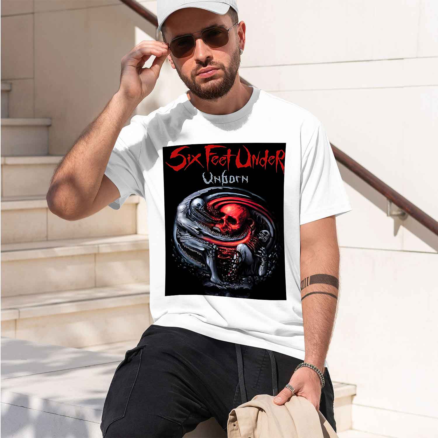 Six Feet Under – Unborn Back 2 – Undershirt Crew Neck Bewertung und Preis