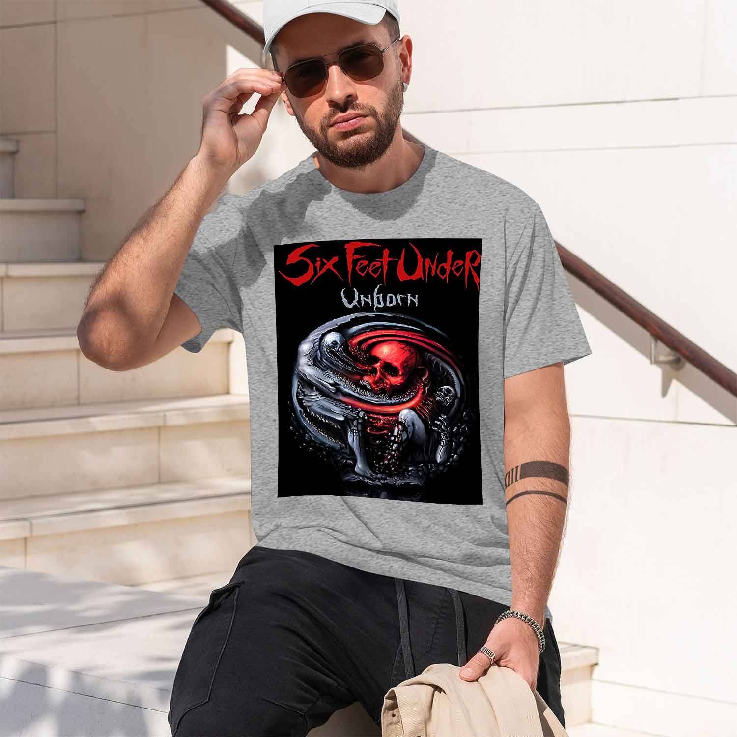 Six Feet Under – Unborn Back 2 – Undershirt Crew Neck Bewertung und Preis