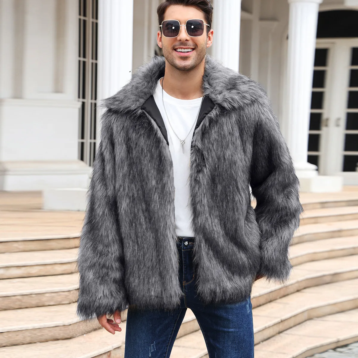 Männer Faux Fuchs Pelz Jacke M – Thermal Long John Bewertung und Preis