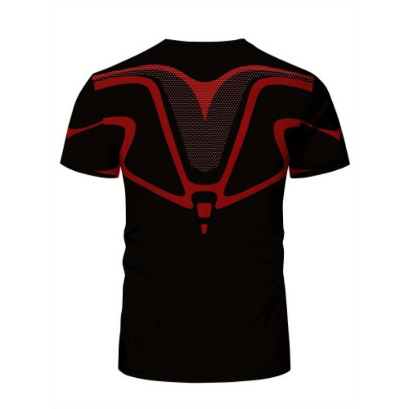 Herren 3D Rot-Schwarz Linien K – Compression Shorts Athletes Bewertung und Preis