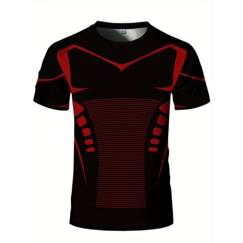 Herren 3D Rot-Schwarz Linien K – Compression Shorts Athletes Bewertung und Preis